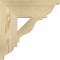 Ekena Millwork Funston Traditional Rough Sawn Bracket, Douglas Fir, 4"W x 14"D x 14"H BKT04X14X14FST01RDF - alternate 2
